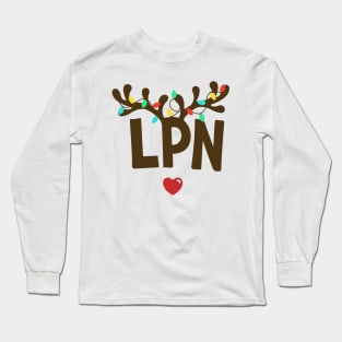 LPN Nurse Christmas Long Sleeve T-Shirt